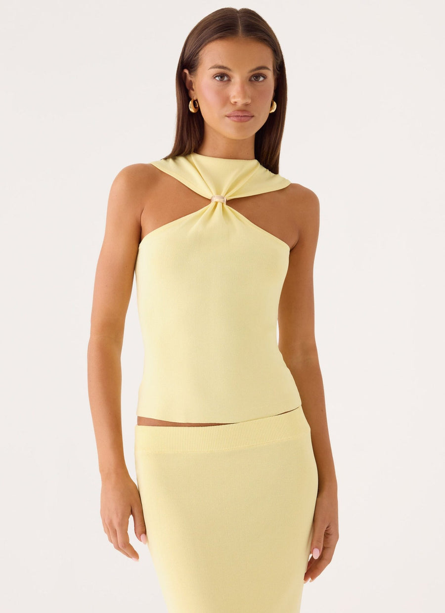 Knit Top – Yellow