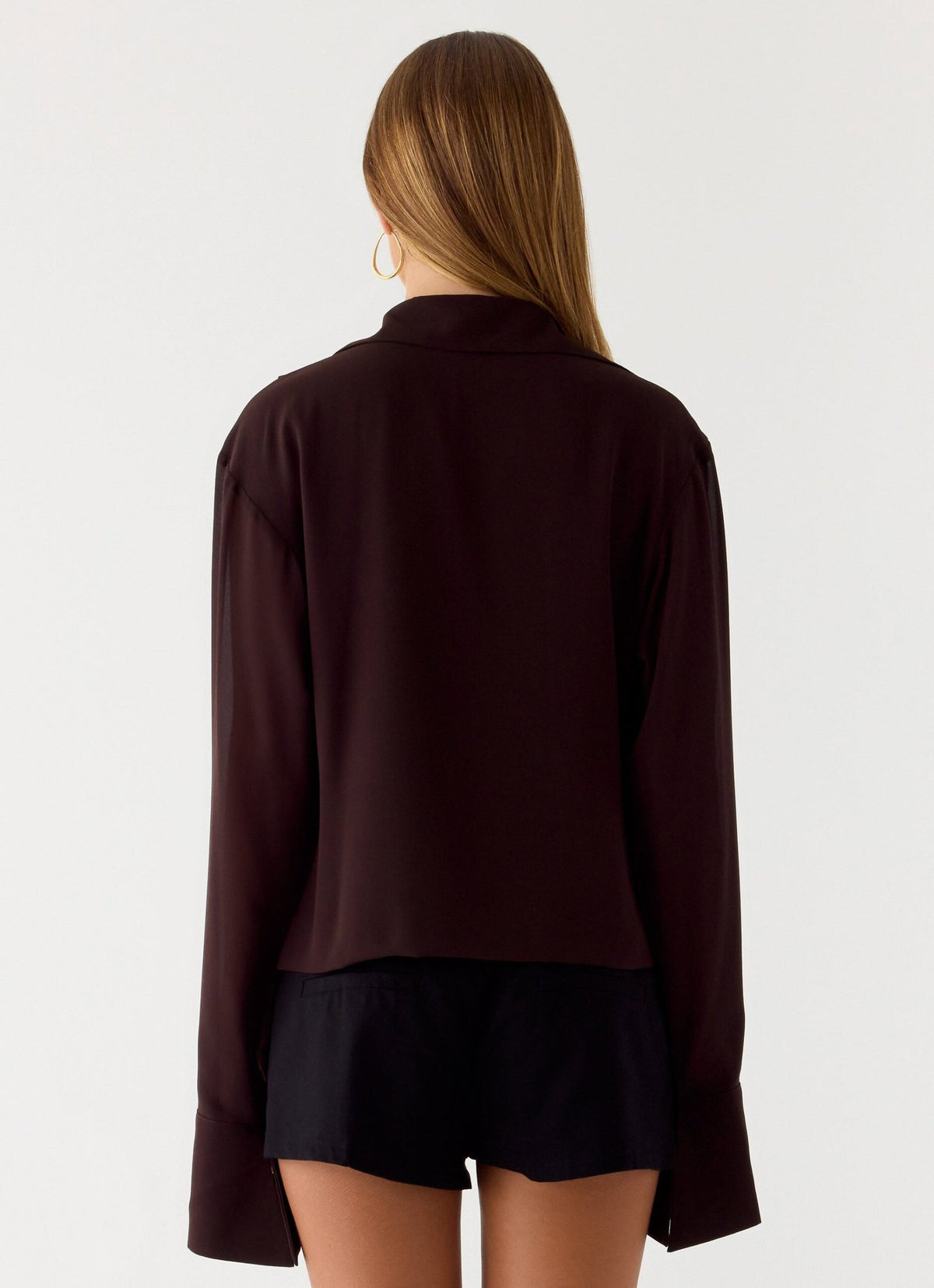 Wrap Shirt – Chocolate