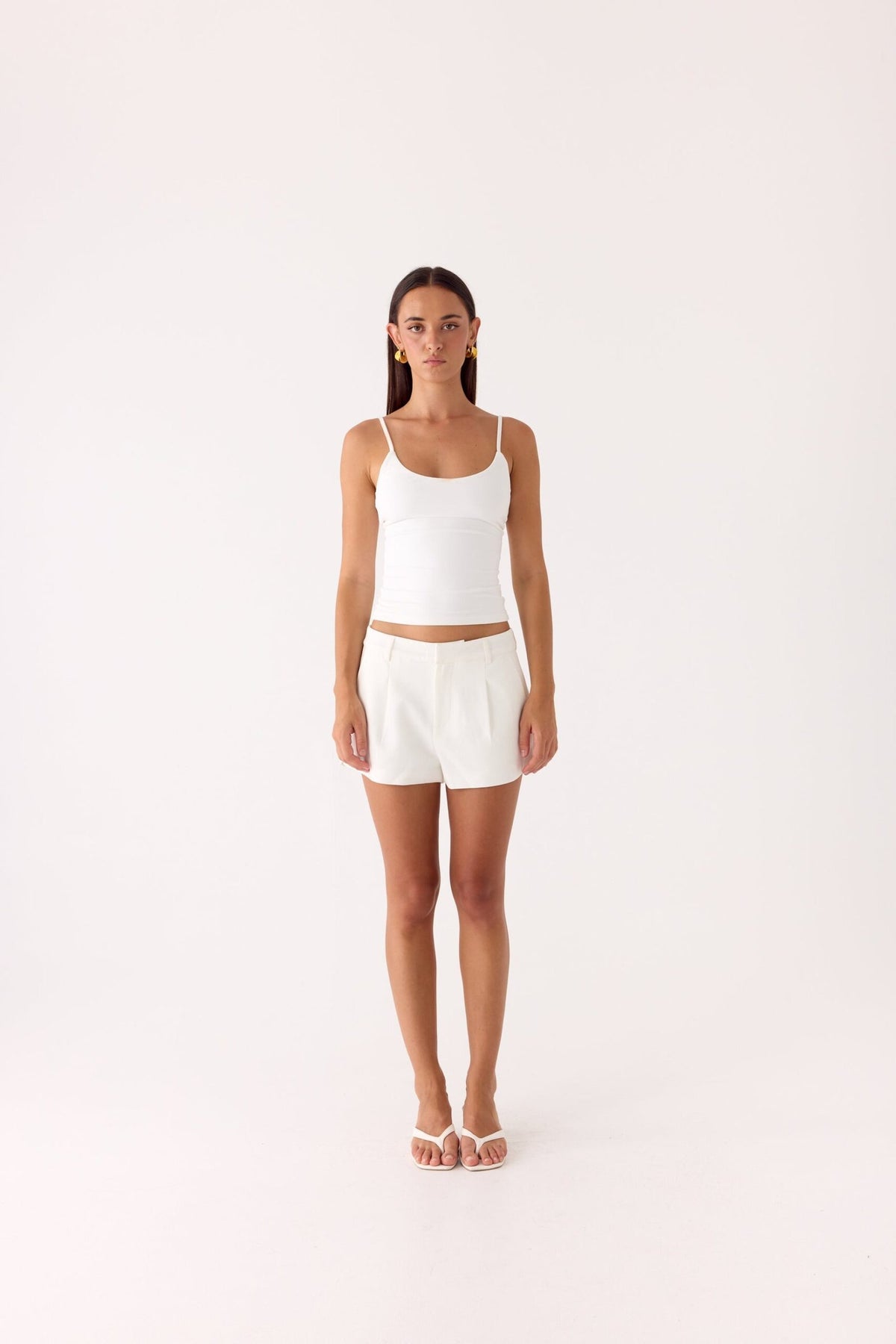 Suiting Shorts – White