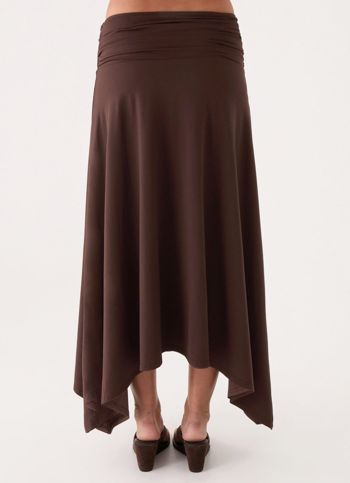 Automatic Midi Skirt – Rose Taupe