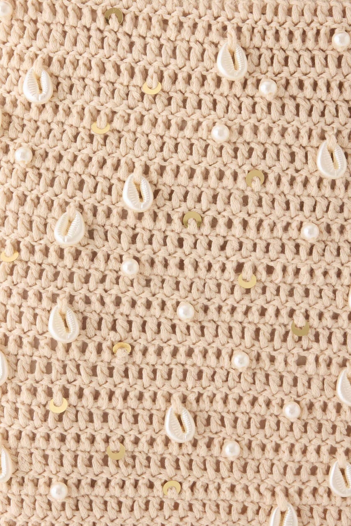 Crochet Mini Skirt – Ivory