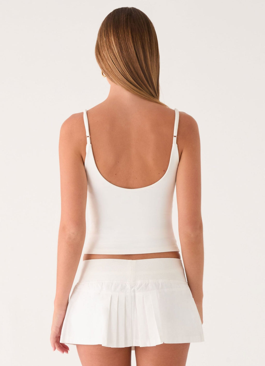 Cargo Mini Skort – White