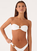 House Party Bikini Top – White