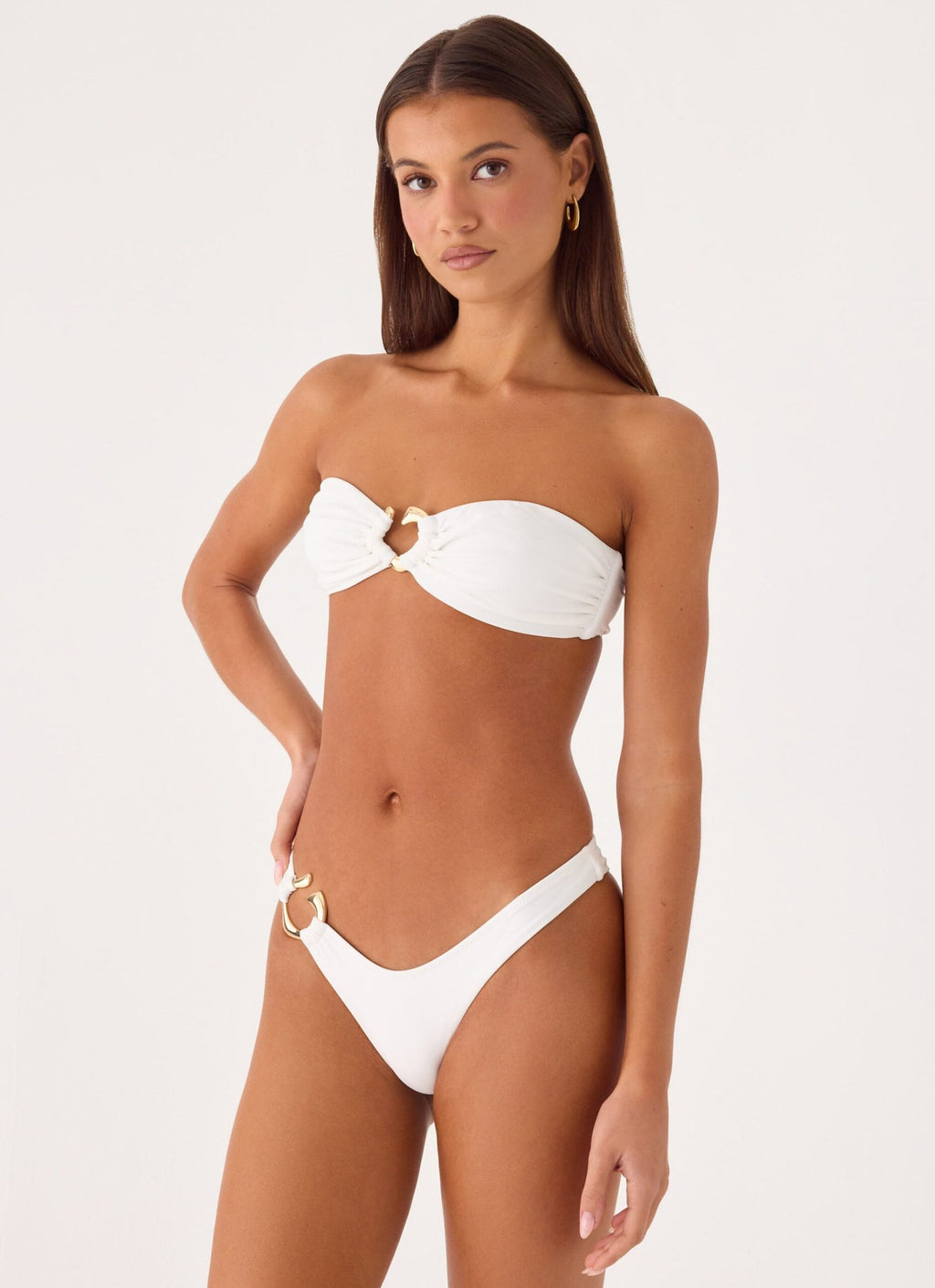 House Party Bikini Top – White
