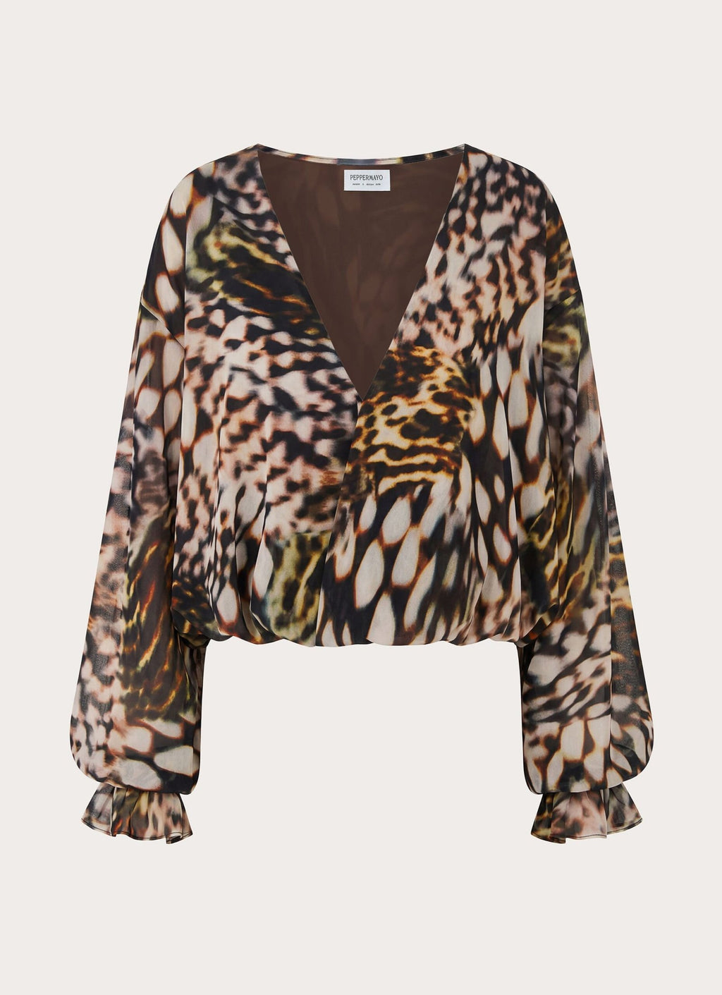 Isolde Top – Leopard Hibiscus