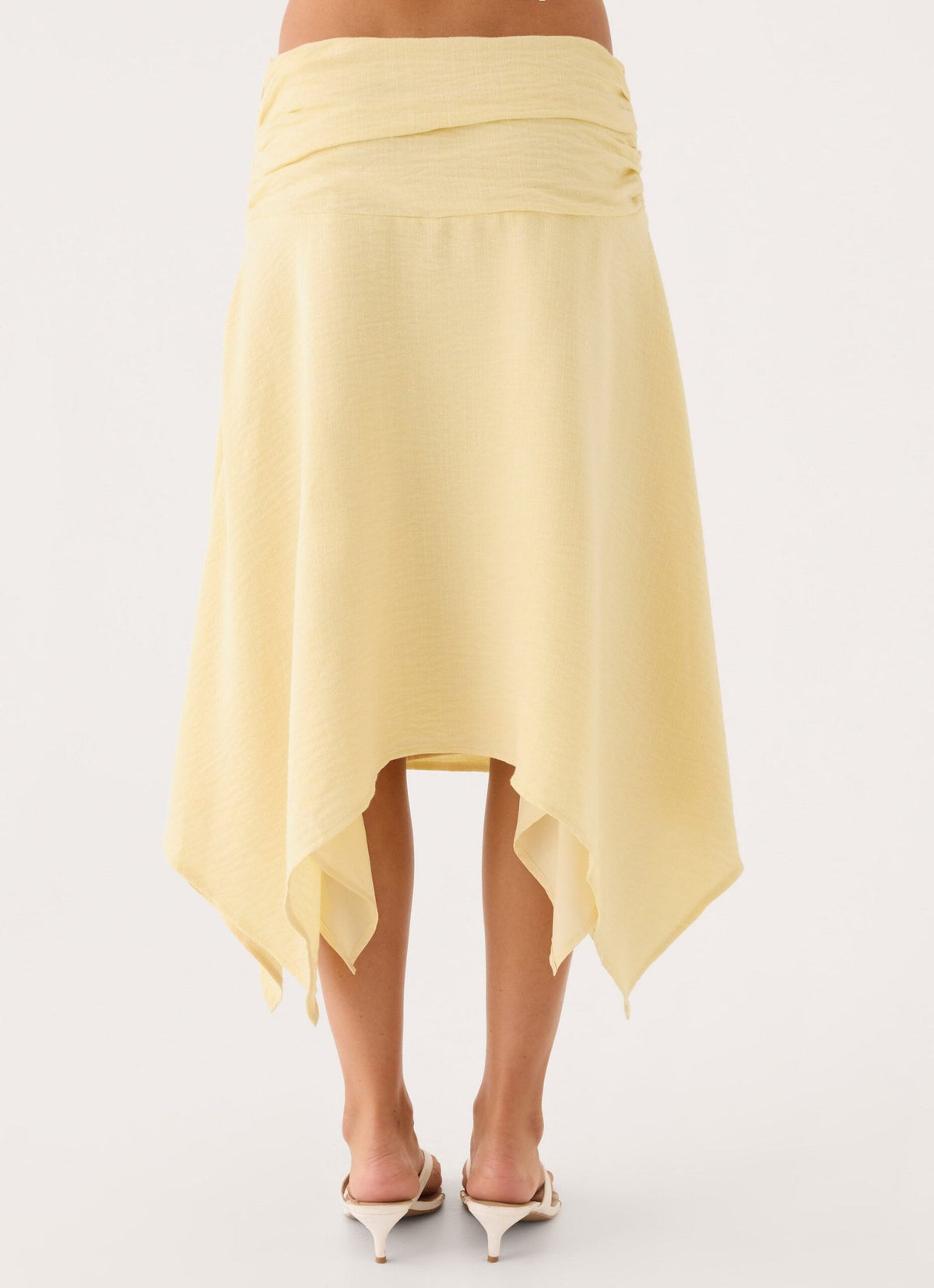 Midi Skirt – Yellow Cream