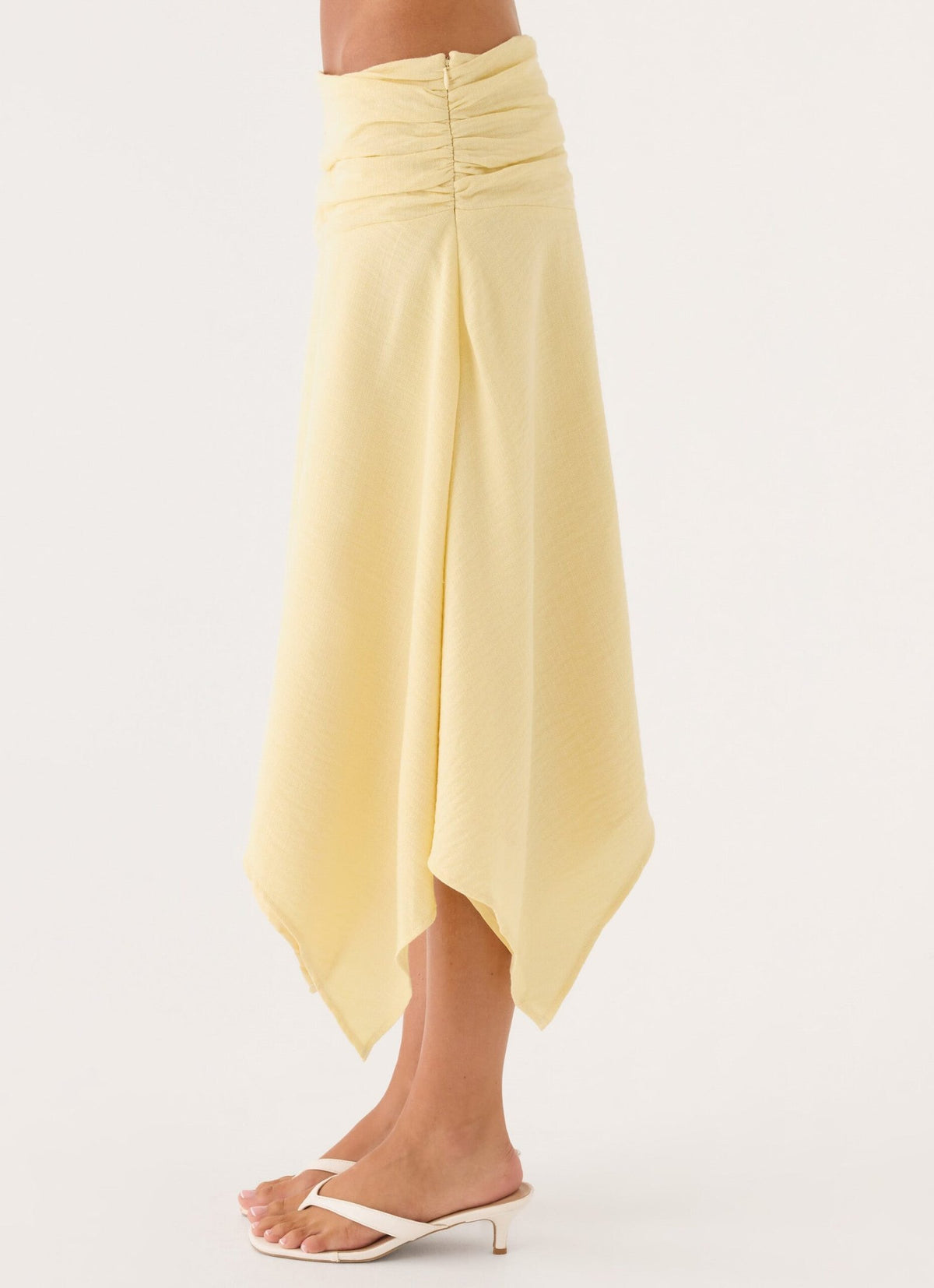 Midi Skirt – Yellow Cream