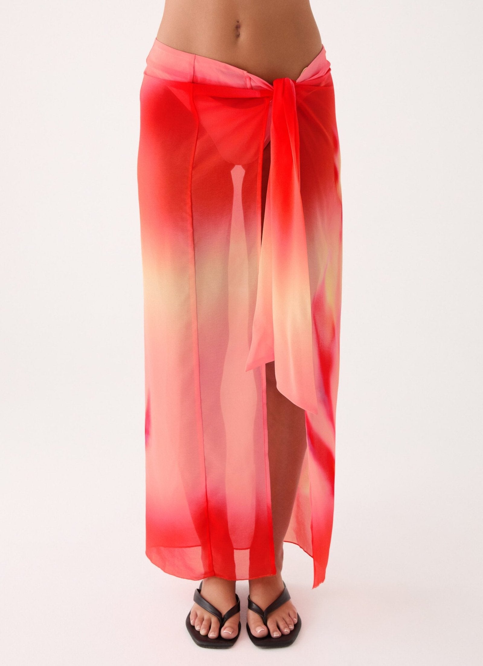 Low Tide Sarong Maxi Skirt – Sunburnt Petal