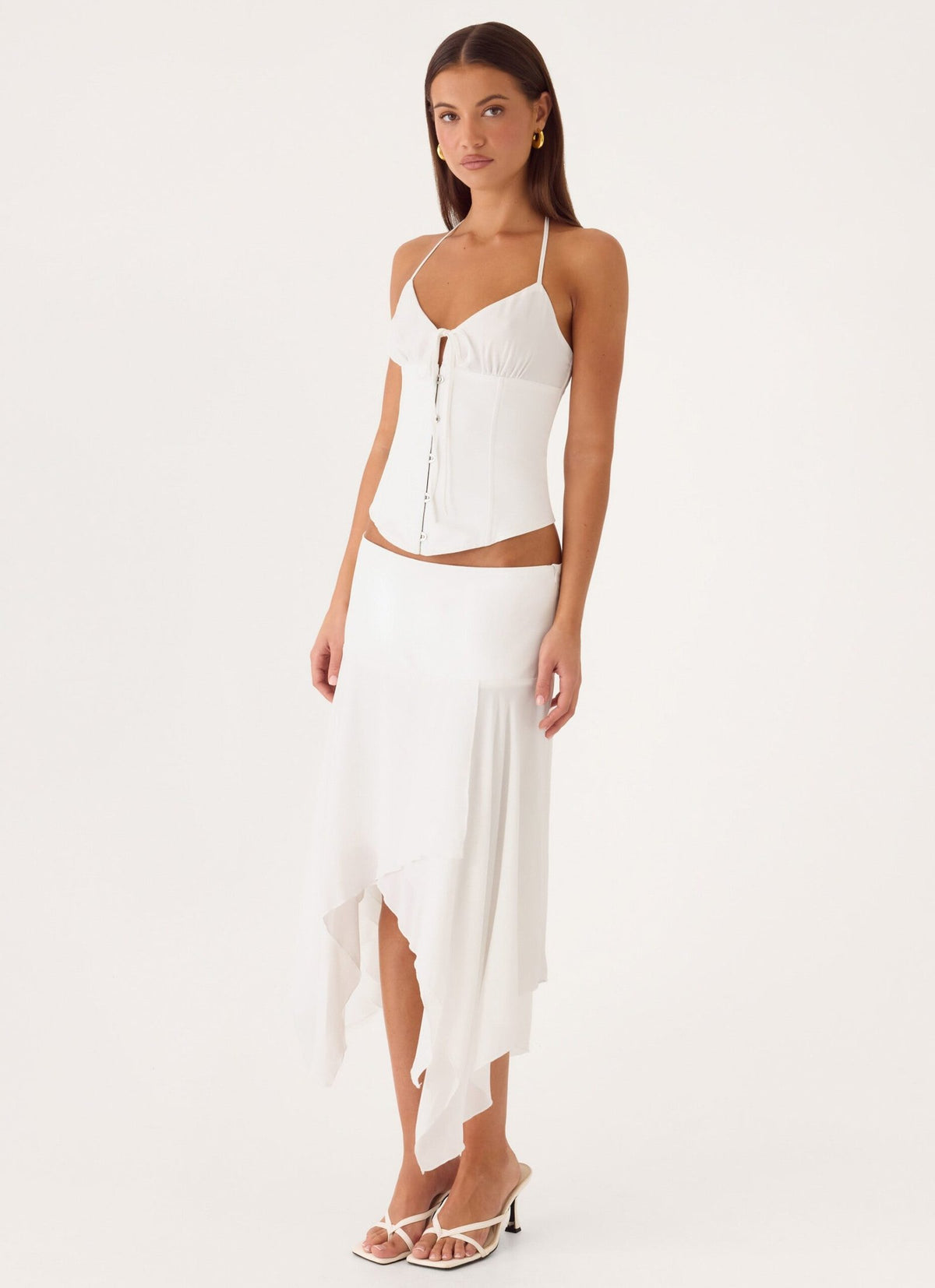 Midi Skirt – White