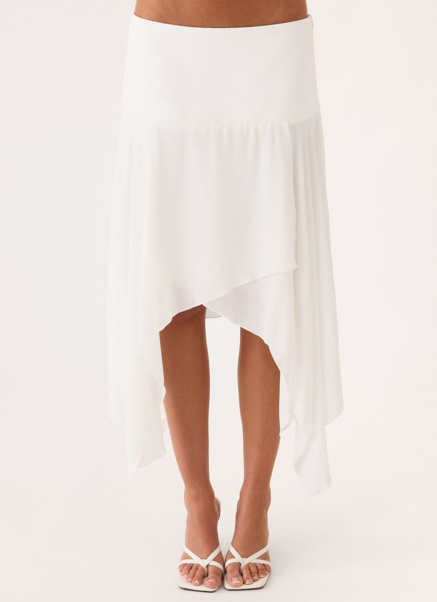 Midi Skirt – White
