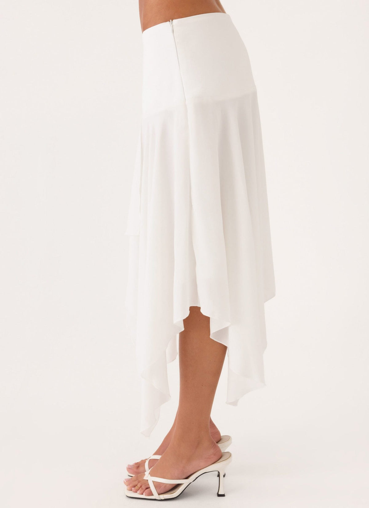 Midi Skirt – White