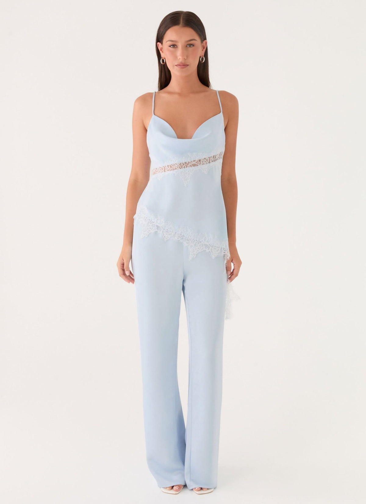M Cowl Top – Blue