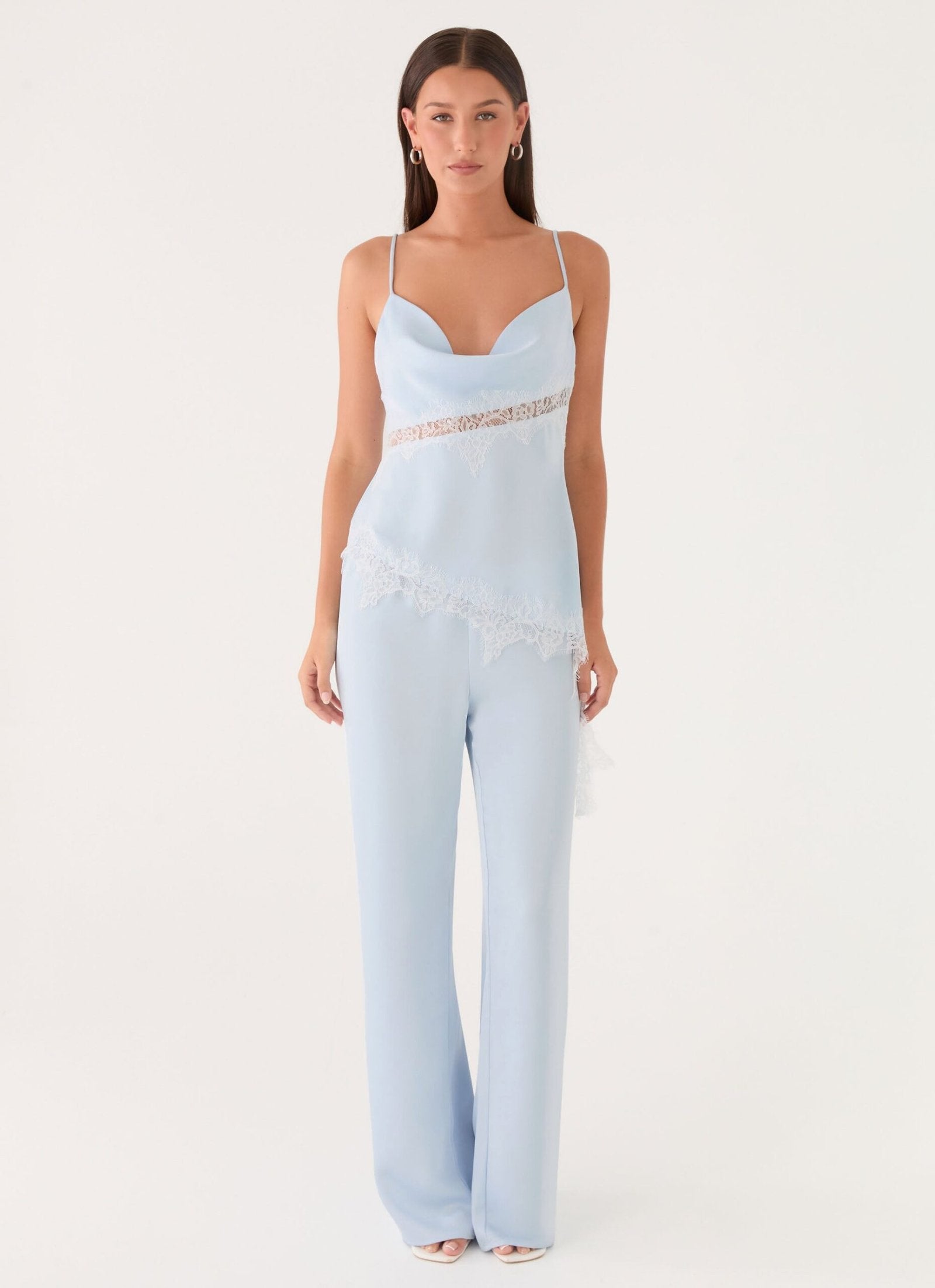 M Cowl Top – Blue