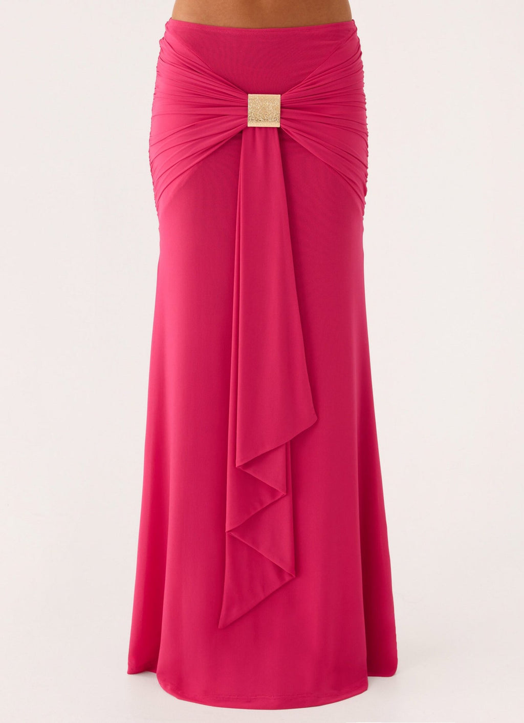 Miyah Maxi Skirt – Berry