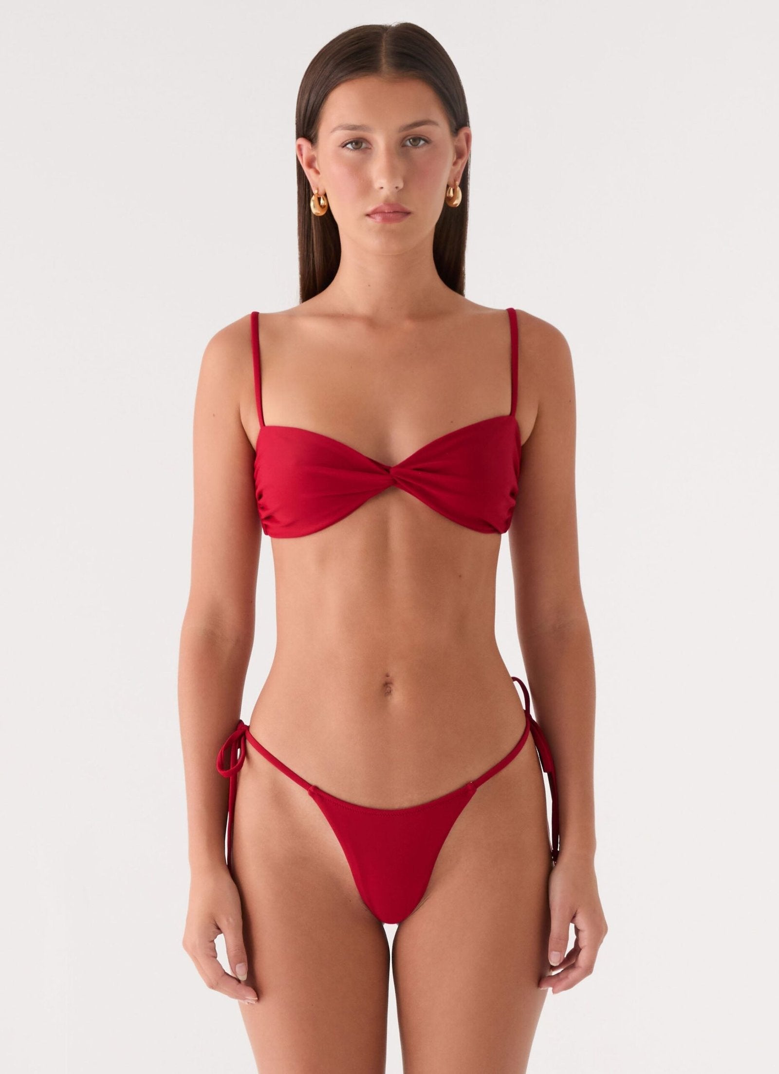 Bikini Bottoms – Deep Red