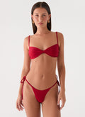 Bikini Bottoms – Deep Red