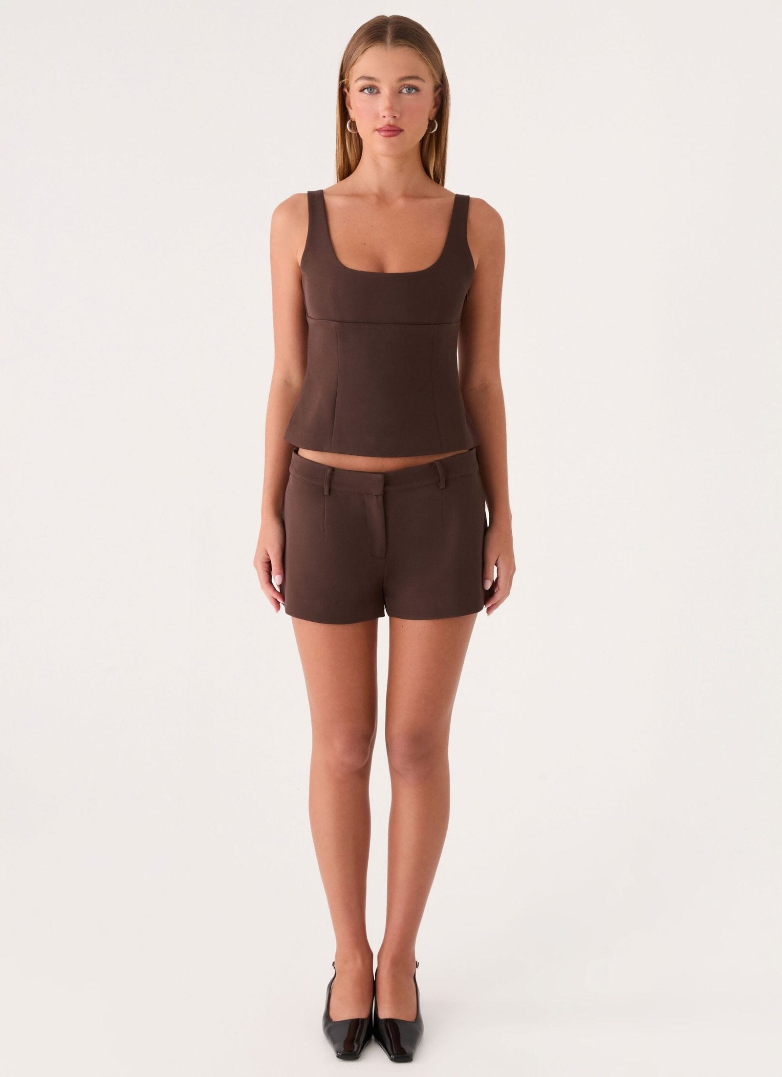 Mini Shorts – Chocolate
