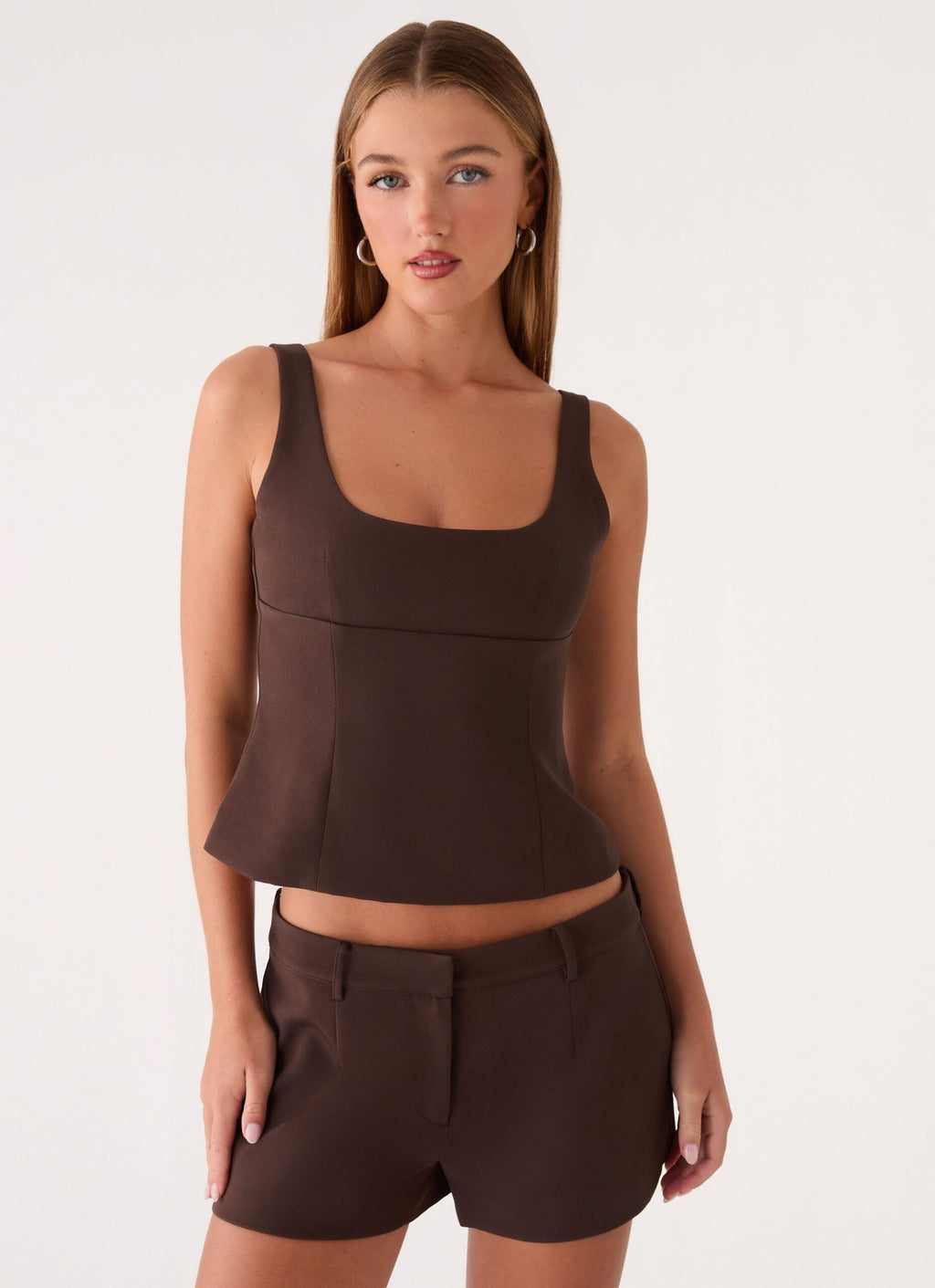 Mini Shorts – Chocolate