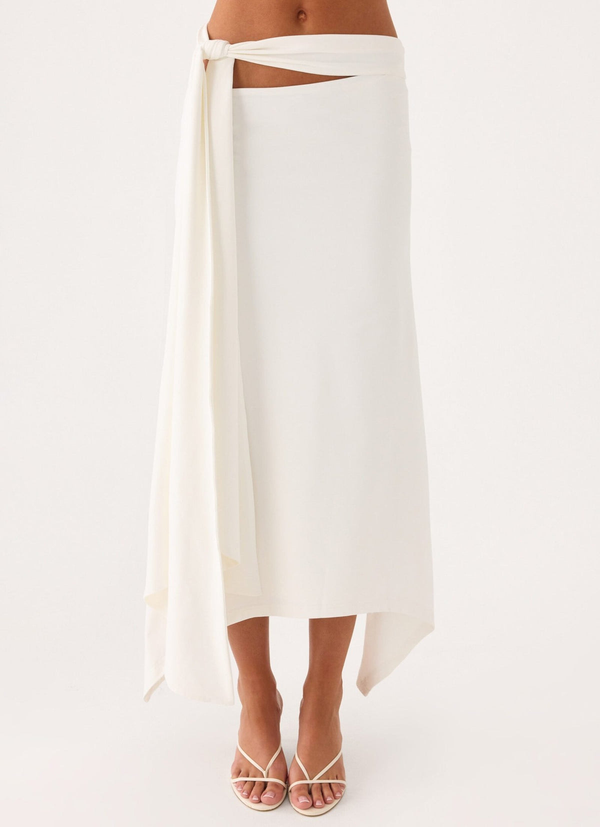 Midi Skirt – White
