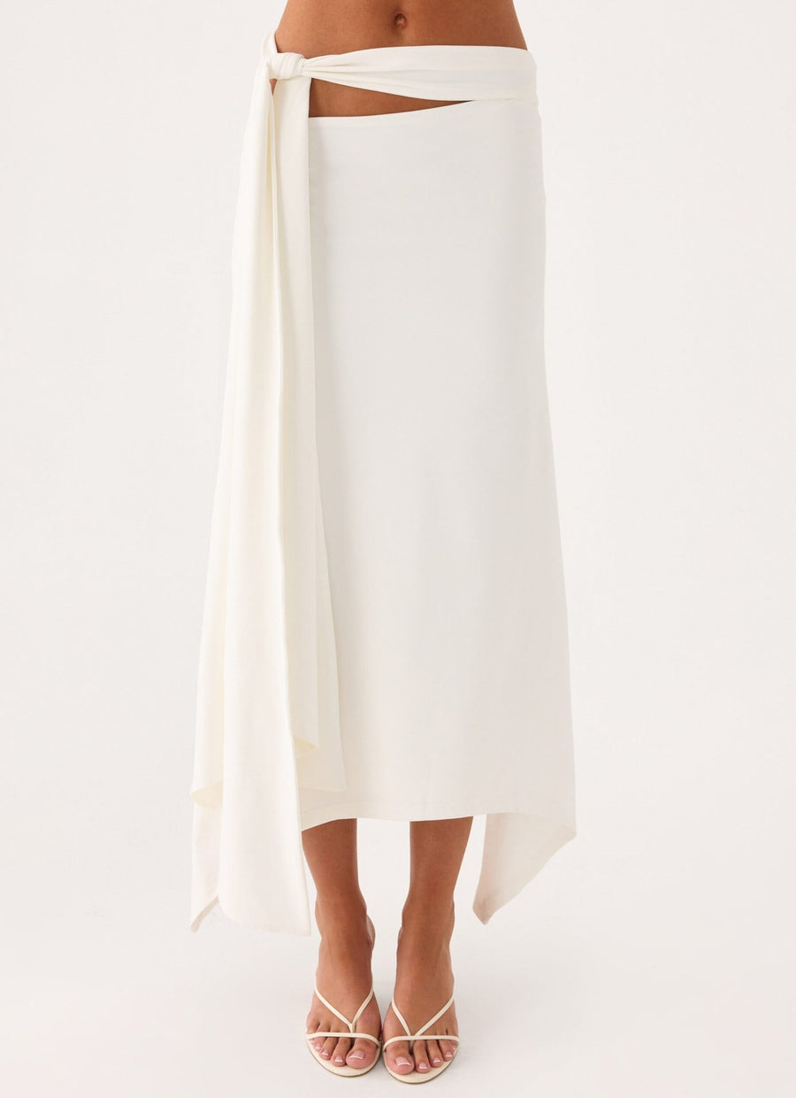 Midi Skirt – White