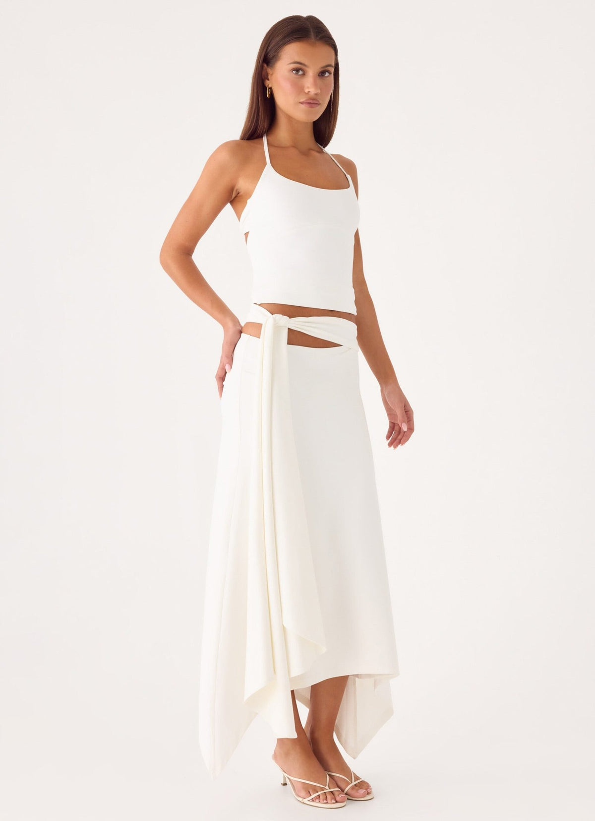 Midi Skirt – White