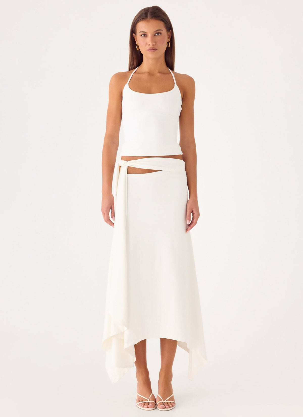 Midi Skirt – White