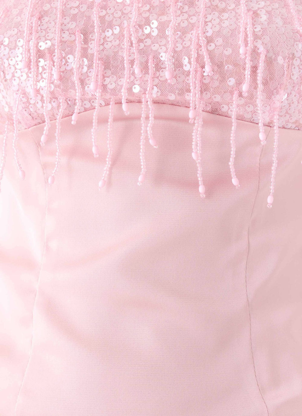 Siren Beaded Sequin Top – Pink
