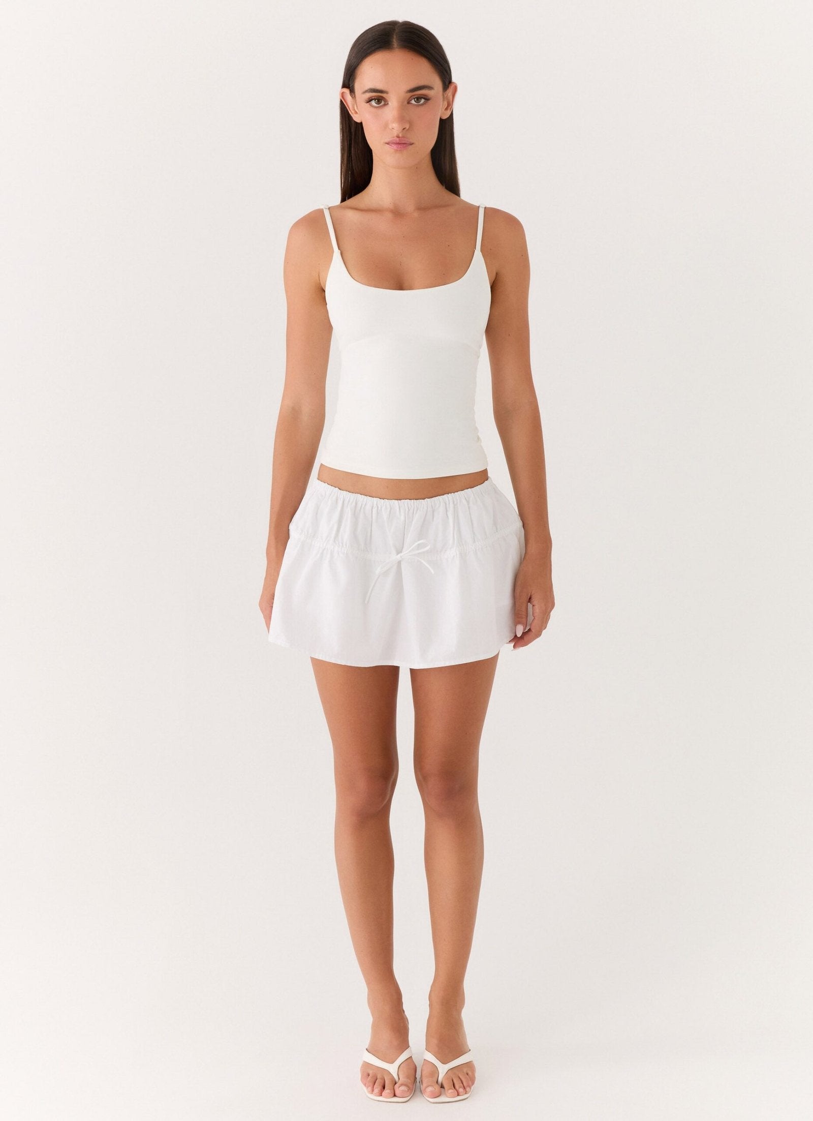 Talking Mini Skort – White