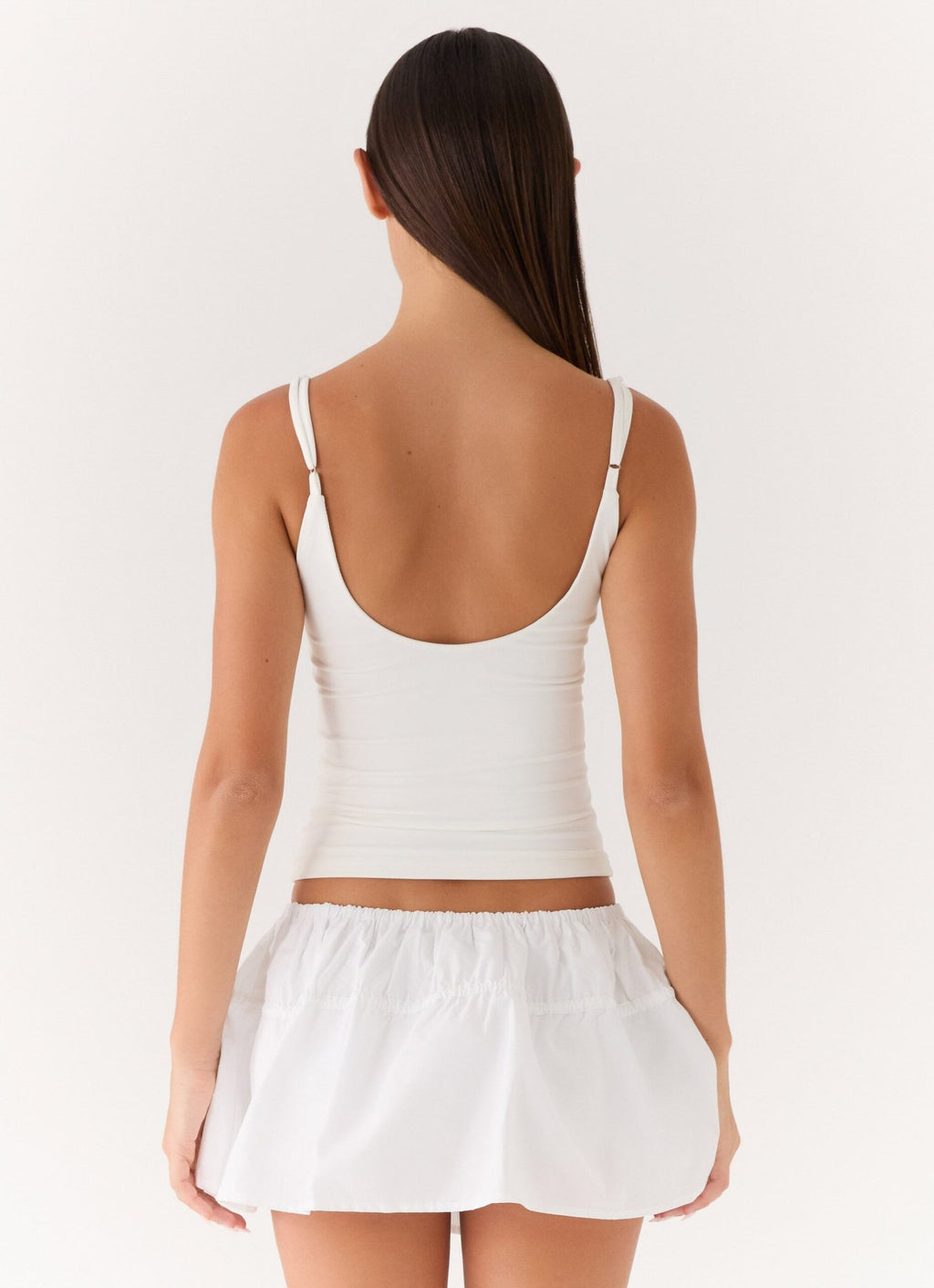 Talking Mini Skort – White