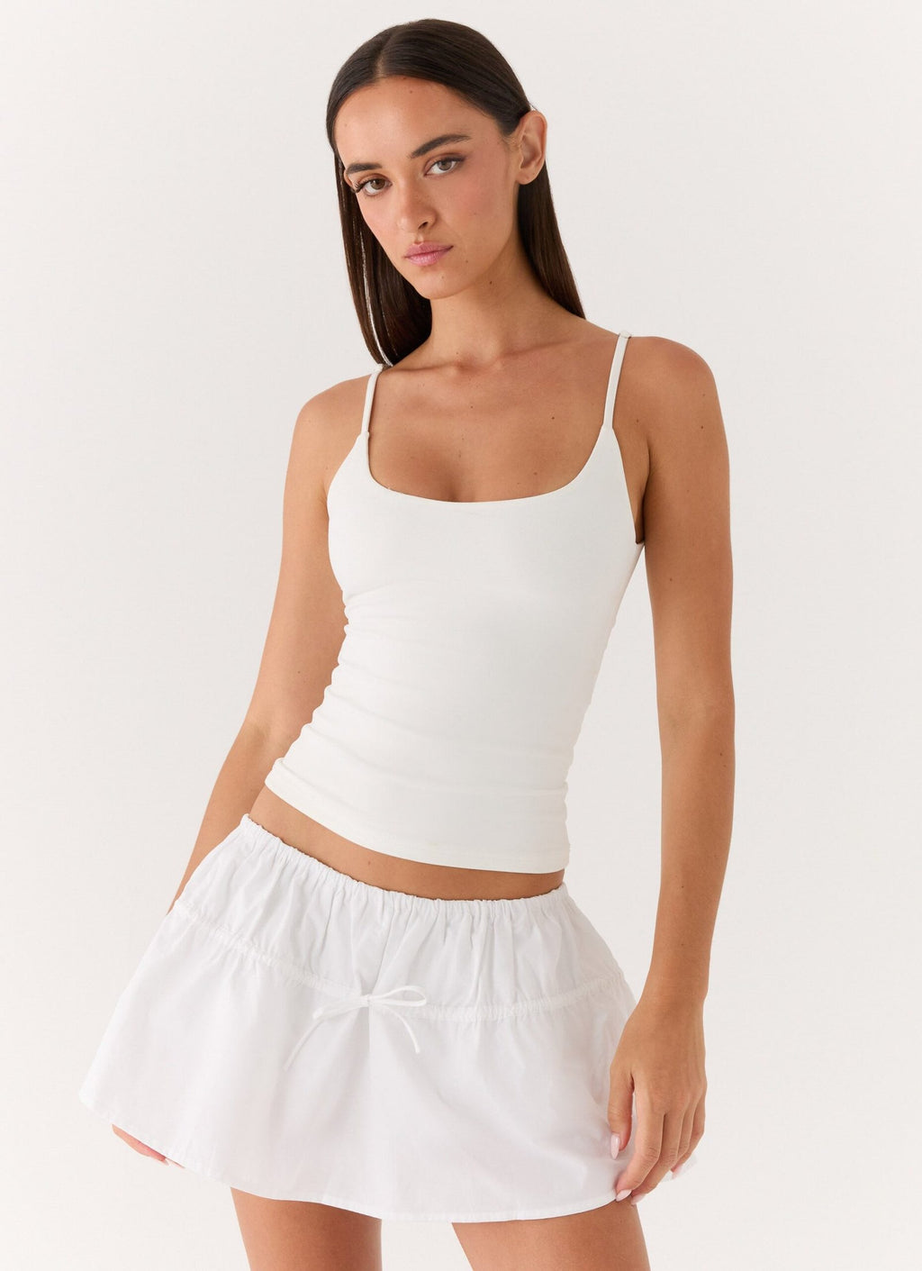 Talking Mini Skort – White