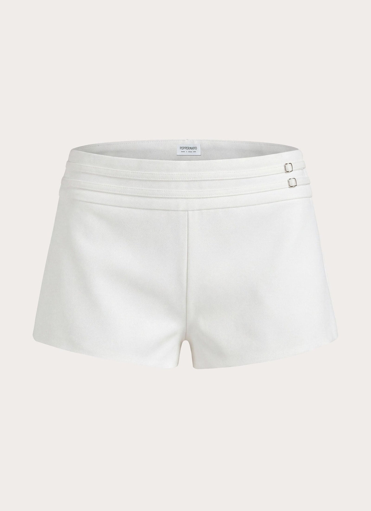 Low Rise Shorts – White