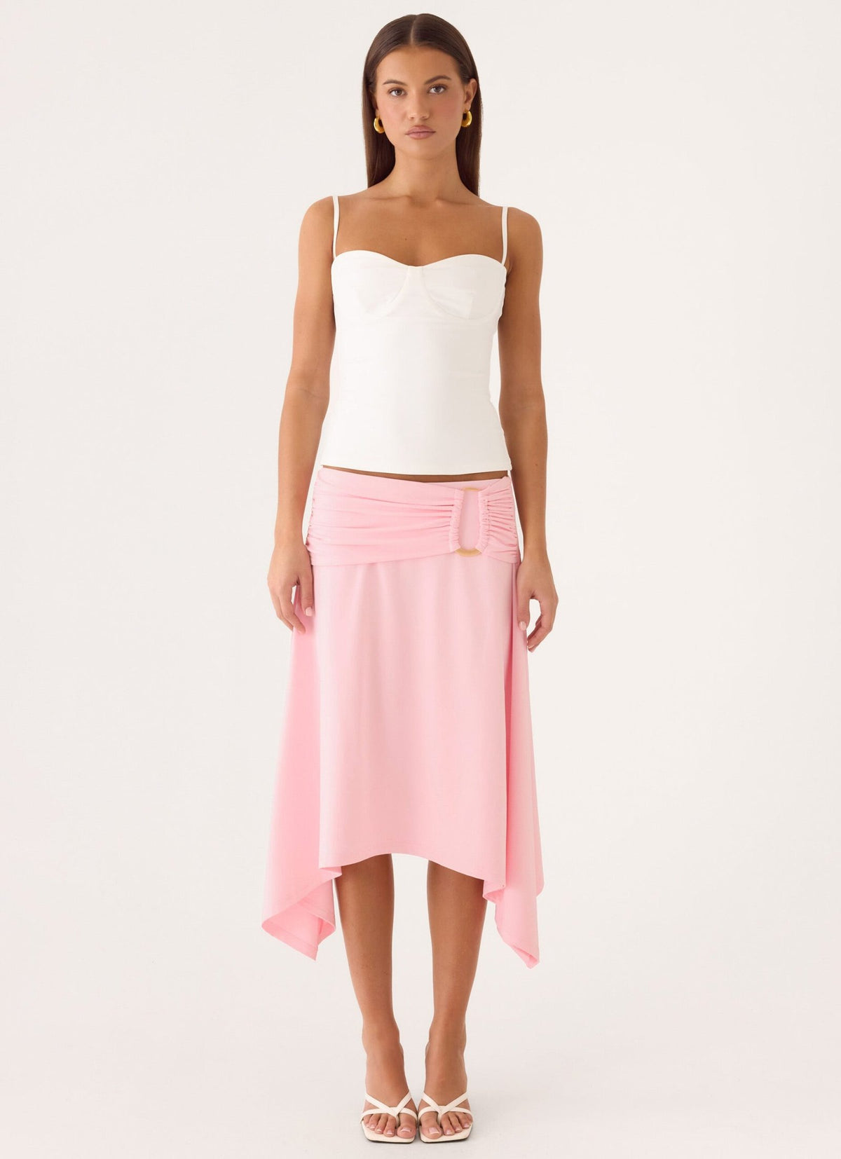 Midi Skirt – Pink