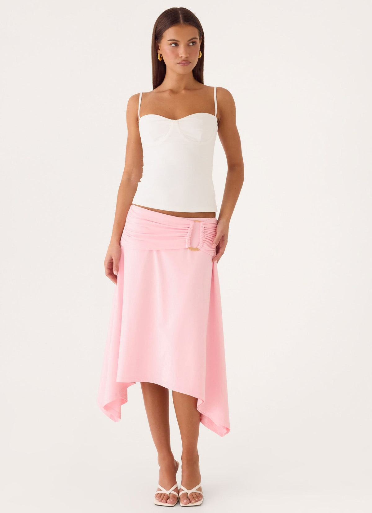 Midi Skirt – Pink