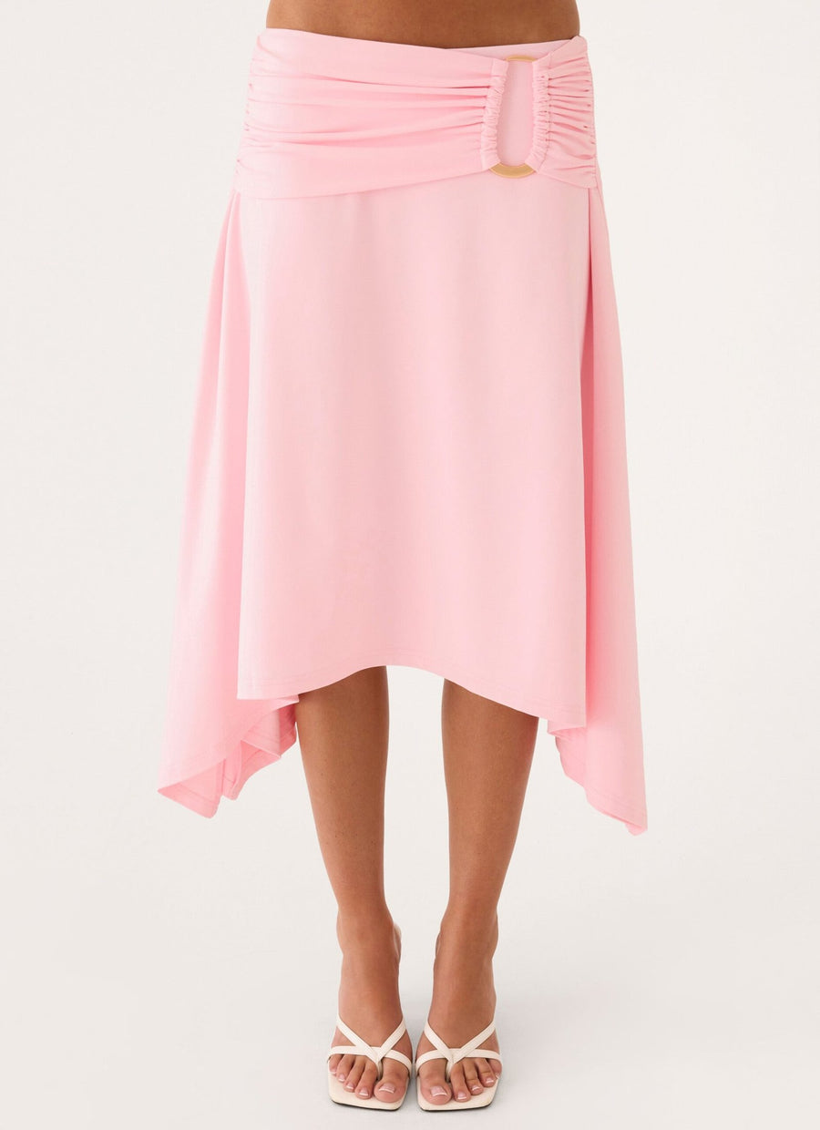 Midi Skirt – Pink